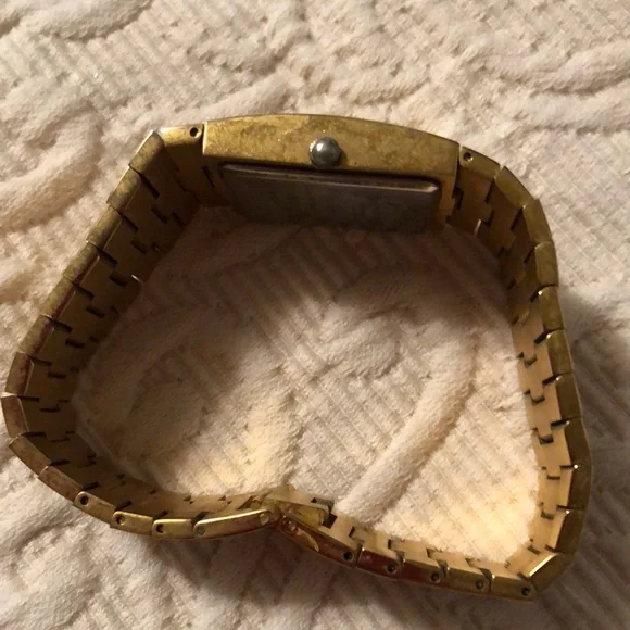 Men’s luxury VTG  Cartier argent Swiss rare Gold finish diamonds Watch - Picture 7 of 8